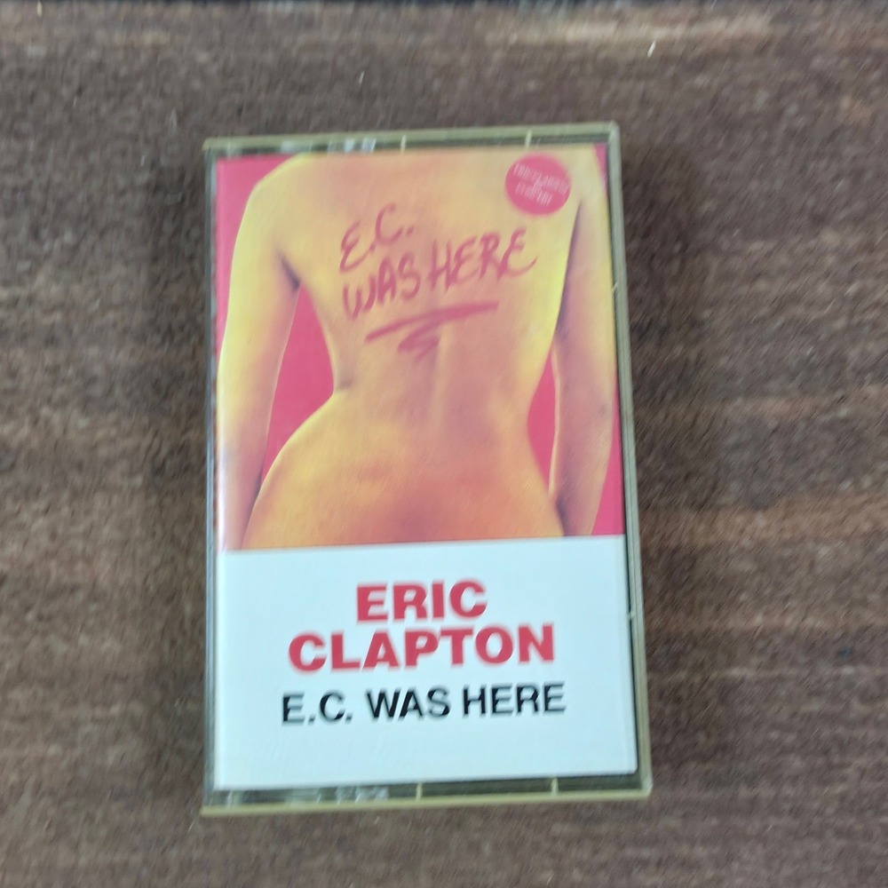 Eric Clapton E.C. Was Here Cassette Tape N/A White Good Live Blues Rock 1975